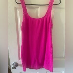 Good American Hot Pink Mini Dress
